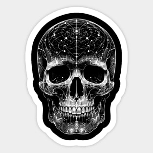 Cosmic Skull Sticker